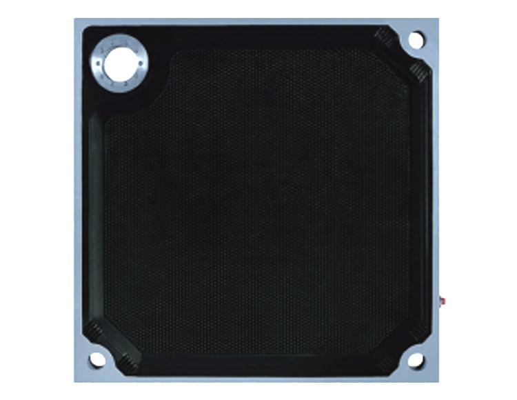 Corner feed rubber high-pressure membrane filter plate