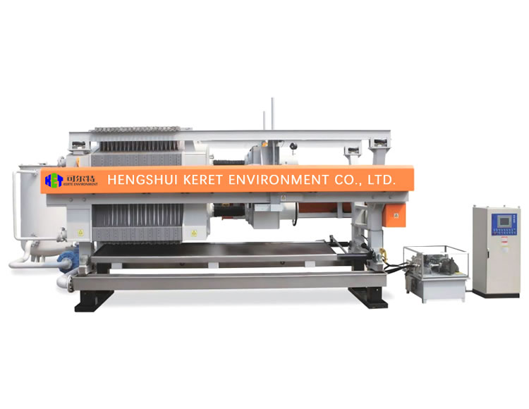 The basic operation process of a filter press can be summarized into the following 5 main steps